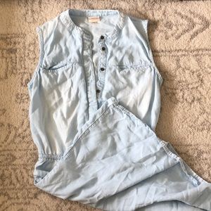 Soft jean dress